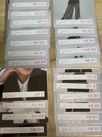 사쿠라자카46 클래식 코디 브로마이드 묶음 판매