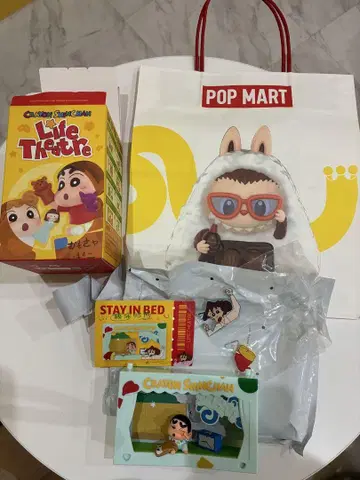 정품 POP MART Life Theatre 짱구는 못말려(크레용 신짱)