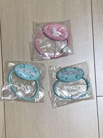 산리오 머리끈 3개 세트