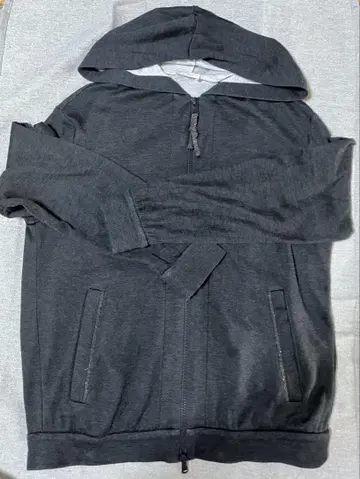 BRUNELLO CUCINELLI 모니엘레 다크 그레이 후드티