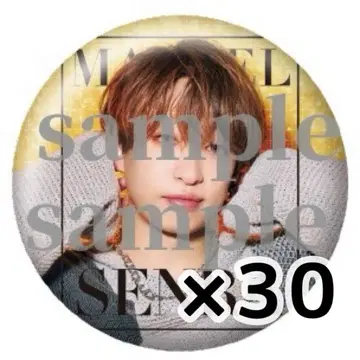 센라 MARCEL 실사 캔뱃지 x 30