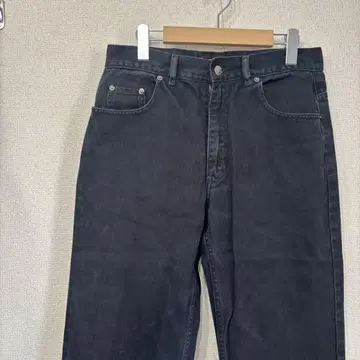 미국 빈티지 의류 블랙 데님 청바지 스트레이트 W33 2745
