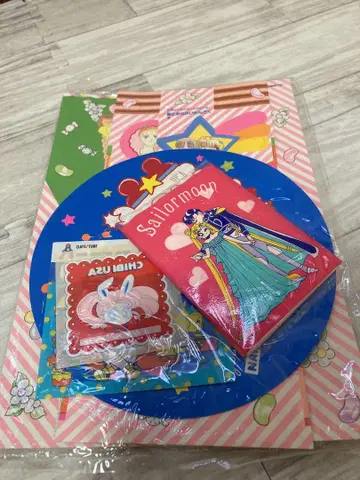 나카요시 부록 세일러문 강아지 로베에 헤이세이 레트로 치비우사 씰