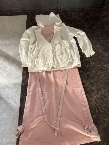 최종 가격 인하 PINK HOUSE 셋업 화이트/핑크