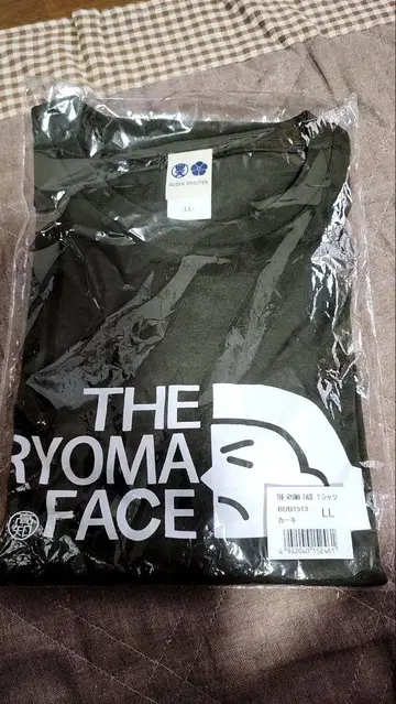 THE RYOMA FACE 티셔츠 LL 블랙