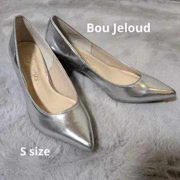 택 포함 새상품 Bou Jeloud 실버 스틸레토 펌프스