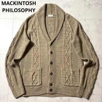 MACKINTOSH PHILOSOPHY 숄카라 니트 가디건