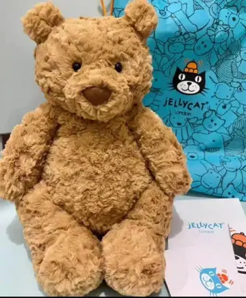 Jellycat 브라운 봉제 인형 중형*9