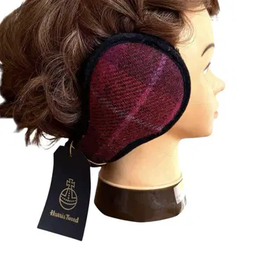 새상품 해리스 트위드 HARRIS Tweed 귀도리 귀마개 체크