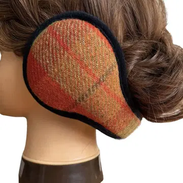 새상품 해리스 트위드 HARRIS Tweed 귀도리 귀마개 체크