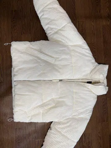 H&M 코듀로이 다운 자켓