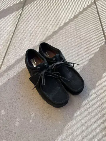 왈라비 고어텍스 남성용 블랙 스웨이드
