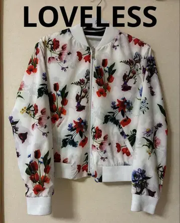 LOVELESS 블루종 꽃무늬 플라워