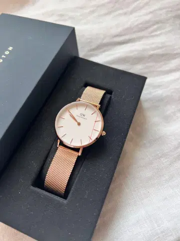 Daniel Wellington 손목시계 로즈 골드