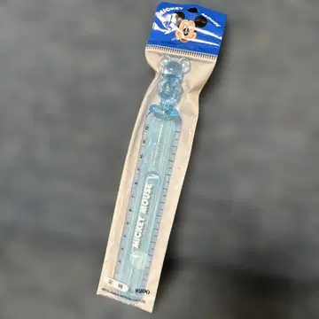 레트로 미키마우스 눈금자 블루