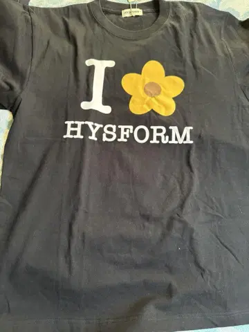 하이폼 티셔츠 블랙 L size