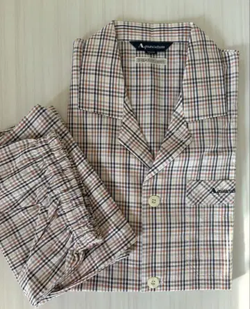 Aquascutum 남성용 파자마 M 사이즈 (반팔)