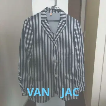 VAN JACKET JACKET 네이비 x 화이트 스트라이프