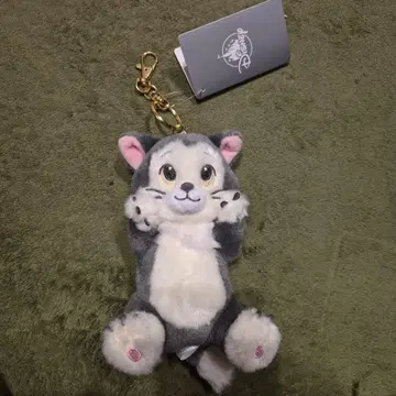 디즈니 고양이의 날 피가로 봉제 인형 키체인