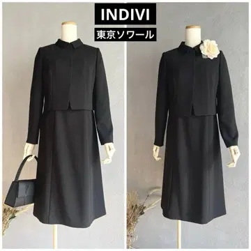 새상품 INDIVI 도쿄 소와르 경조 양용 고급 예복 앙상블