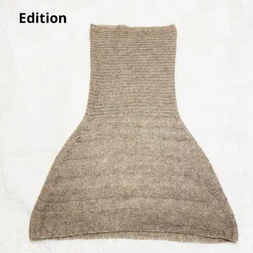 에디션 베어탑 원피스 니트 소재 모헤어 울 혼방 따뜻한
