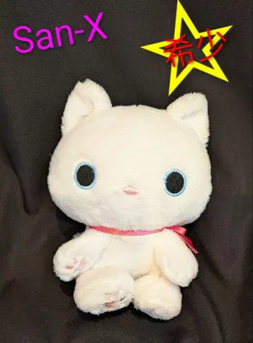 양말냥코 시로짱 흐물흐물 봉제 인형 San-X 레어
