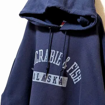 챔피온 알래스카 맨투맨 후드티 네이비 네이비 컬러 XL 구제 의류