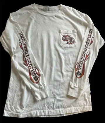 USA L 사이즈 Harley-Davidson 롱 T셔츠
