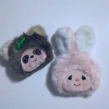 [당시 물품] 너구리 몬치치 파우치 침탄(토끼) 코인 파우치