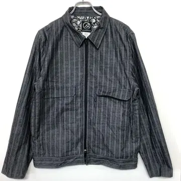 00's 헤이세이 OCTOPUSARMY 구제 의류 스트라이프 집업 자켓