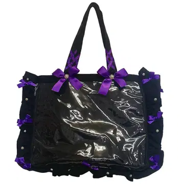 자카마트 A3 프릴 디자인 이타백 Black Limited 퍼플