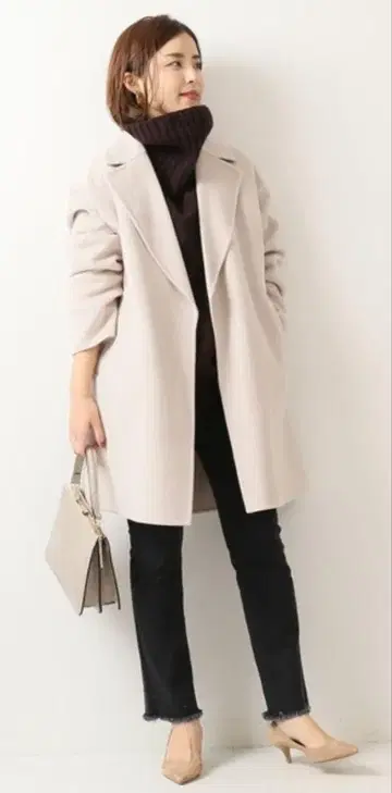 Spick & Span W 페이스 루즈 코트