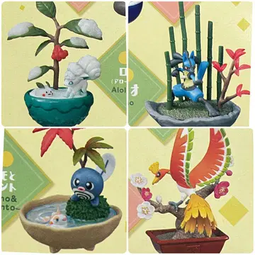 포켓몬 리멘트 BONSAI 분재 피규어 호우오우 세트