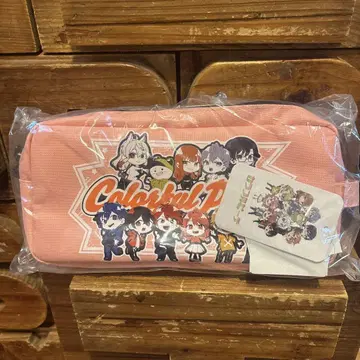 가젯 파우치 컬러풀 피치 카라피치 파우치 핑크 전원 집합