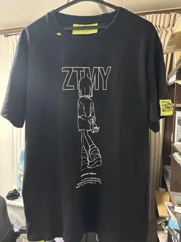 계속 한밤중이면 좋을 텐데. ZTMY 니라 셔츠 블랙 L 사이즈 블랙