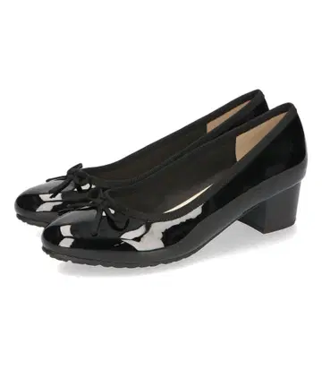 ORiental TRaffic 라운드토 발레 레인 펌프스 23cm 블랙