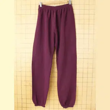 80s 90s USA Hanes 무지 스웨트 팬츠 퍼플 L aw189