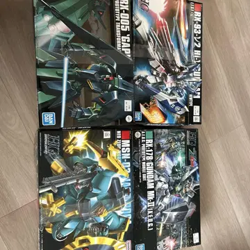 HG 건담 프라모델 4종 세트