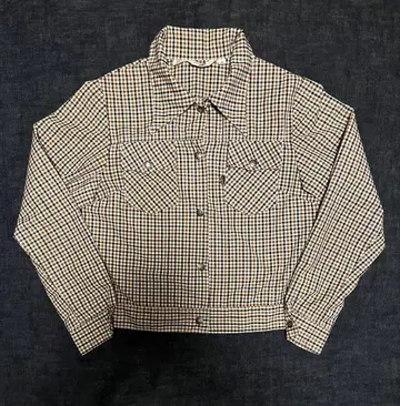 70년대 여성용 Levi's 체크 자켓 E