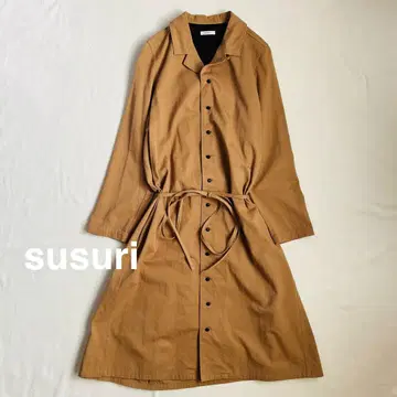 susuri 스스리 명품 도로시 셔츠 코트 키쿠치 아키코 착용 벨트 포함