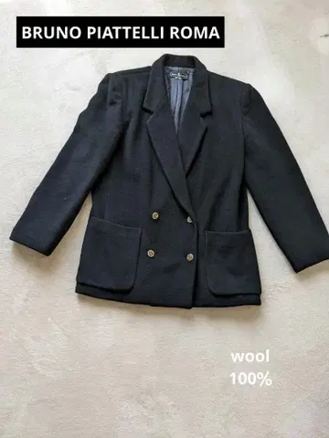 BRUNO PIATTELLI ROMA 울 더블 브레스트 자켓