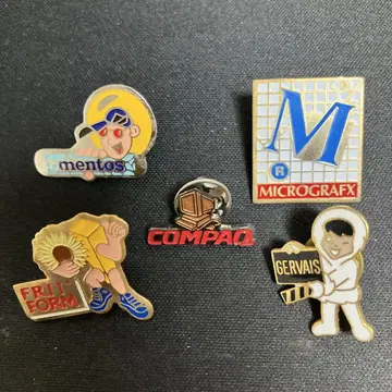 빈티지 핀즈 5개 핀 배지 vintage Pin / Badge