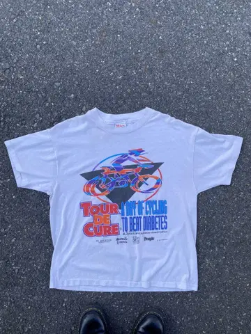 TOUR DE CURE 자전거 T셔츠