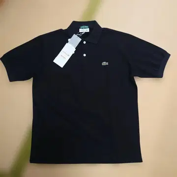 [택 포함 새상품] LACOSTE 피케 셔츠 블랙 M BEAMS 별주