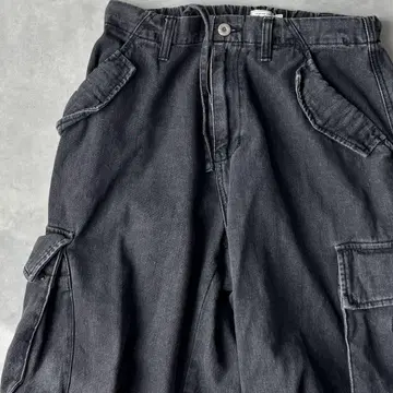 14542 BIGUNION 카고 데님 청바지 페이드