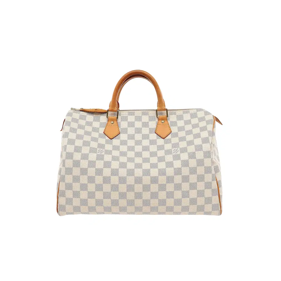 路易威登 Speedy 帆布 35 Damier Azur