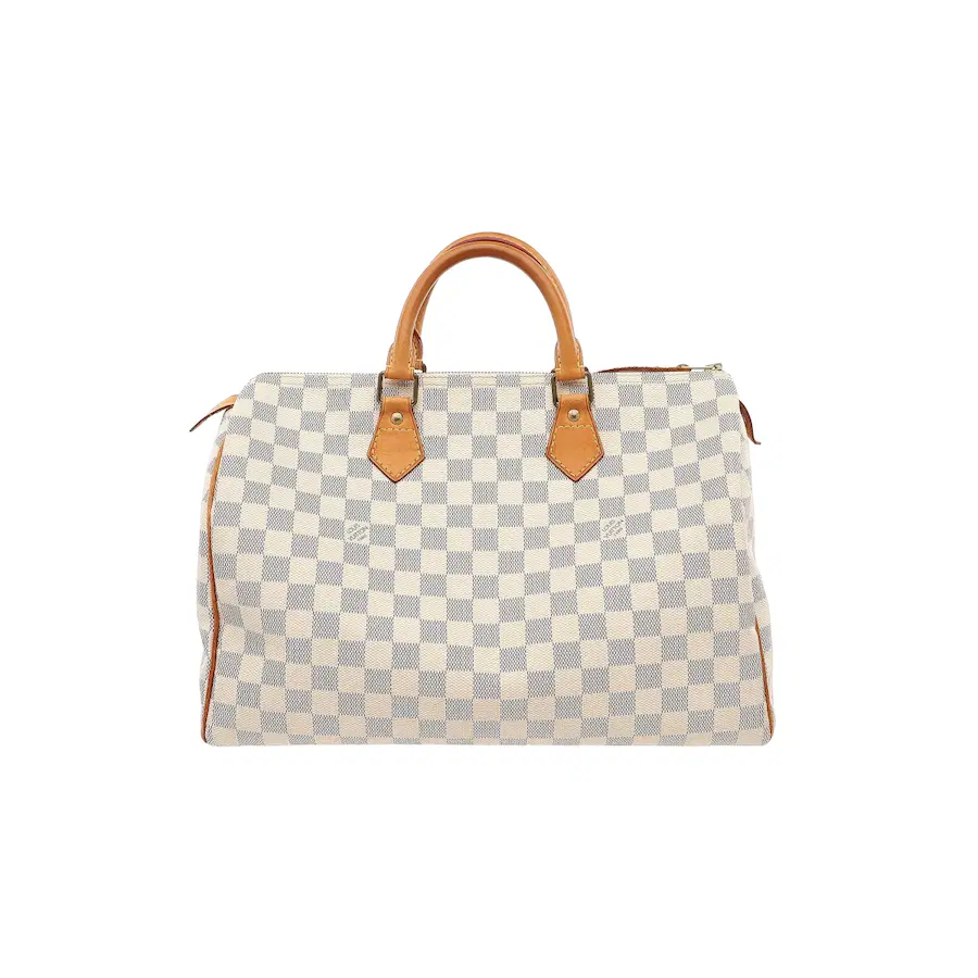 路易威登 Speedy 帆布 35 Damier Azur