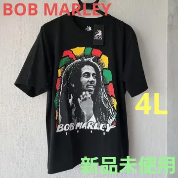 ZION 밥 말리 BOB MARLEY 티셔츠 4L 블랙 미사용 새상품