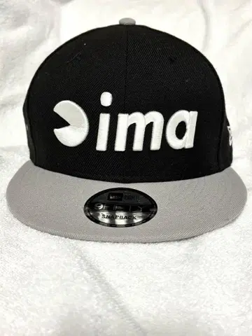 ima x New Era 콜라보 플랫 바이저 캡
