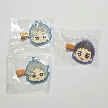 하이큐!! 앞머리 클립 스가와라 코시 아즈마네 아사히